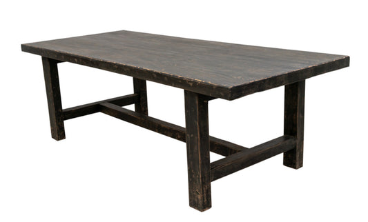 Esstisch antik schwarz B 244 cm Landhausstil - vintage-shop-24