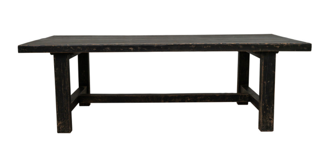 Esstisch antik schwarz B 244 cm Landhausstil - vintage-shop-24
