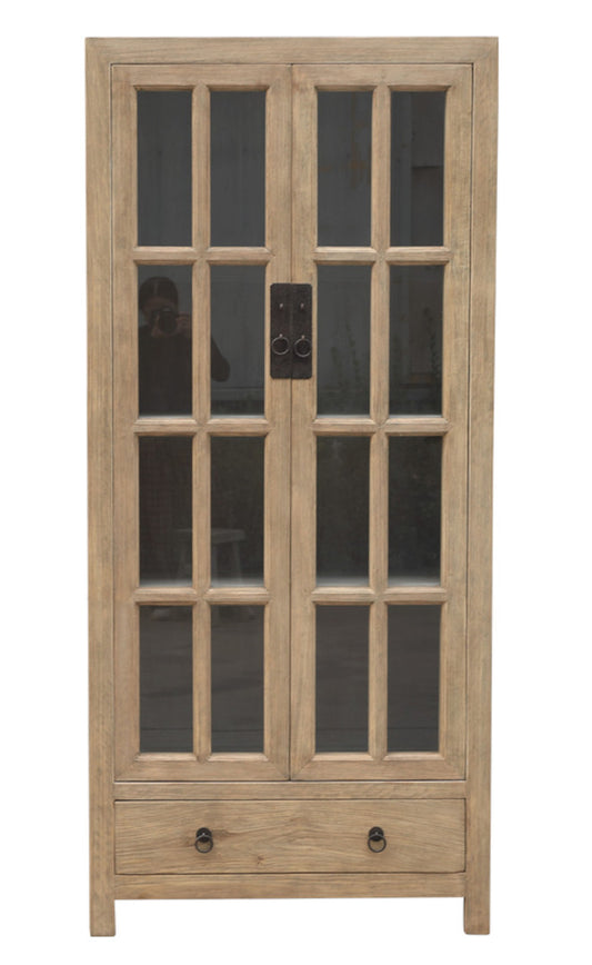 Vitrine Altholz Landhausstil natur altes Holz