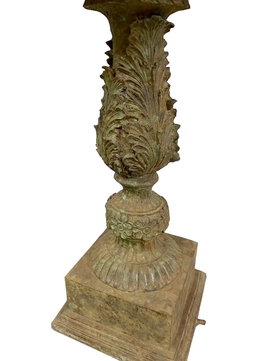 Garten Brunnen 2-stufig Bronze | Vintage Design 136cm