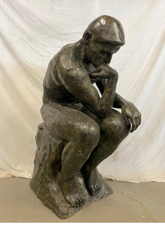 Bronze Skulptur "der Denker" - vintage-shop-24