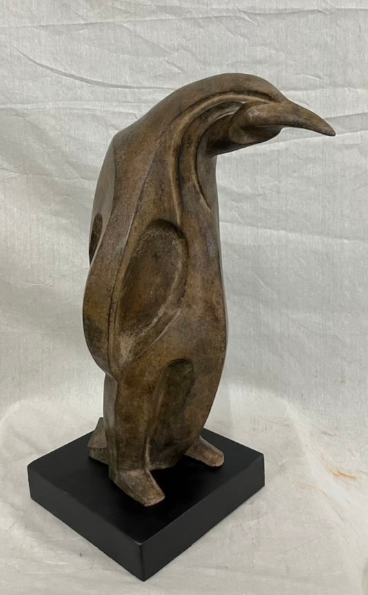 Bronze Skulptur "bronzener Pinguin" Art Deco - vintage-shop-24