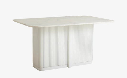 Weißer Marmortisch L 150 cm