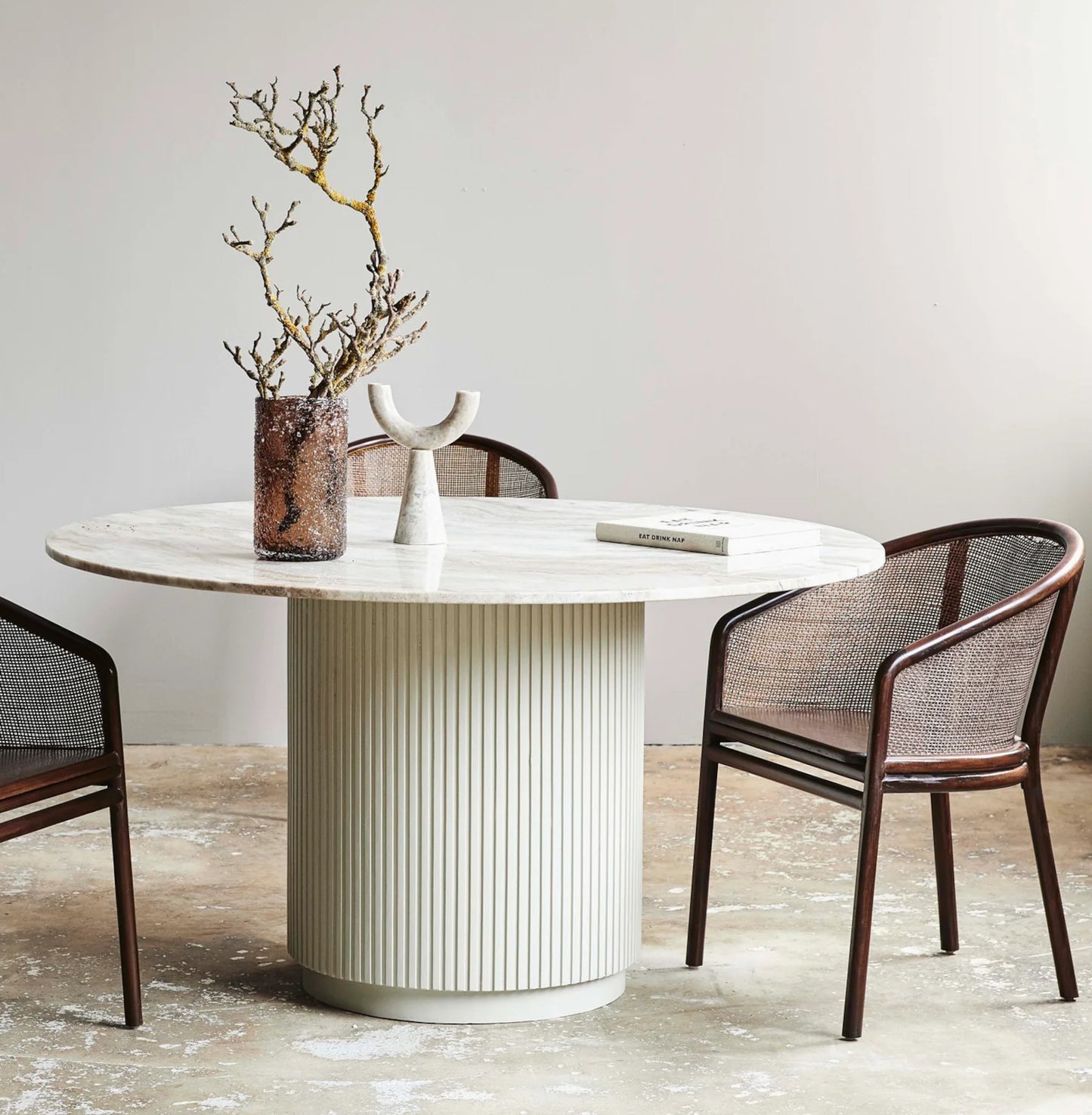 Esstisch Marmor weiß - modernes Wohndesign
