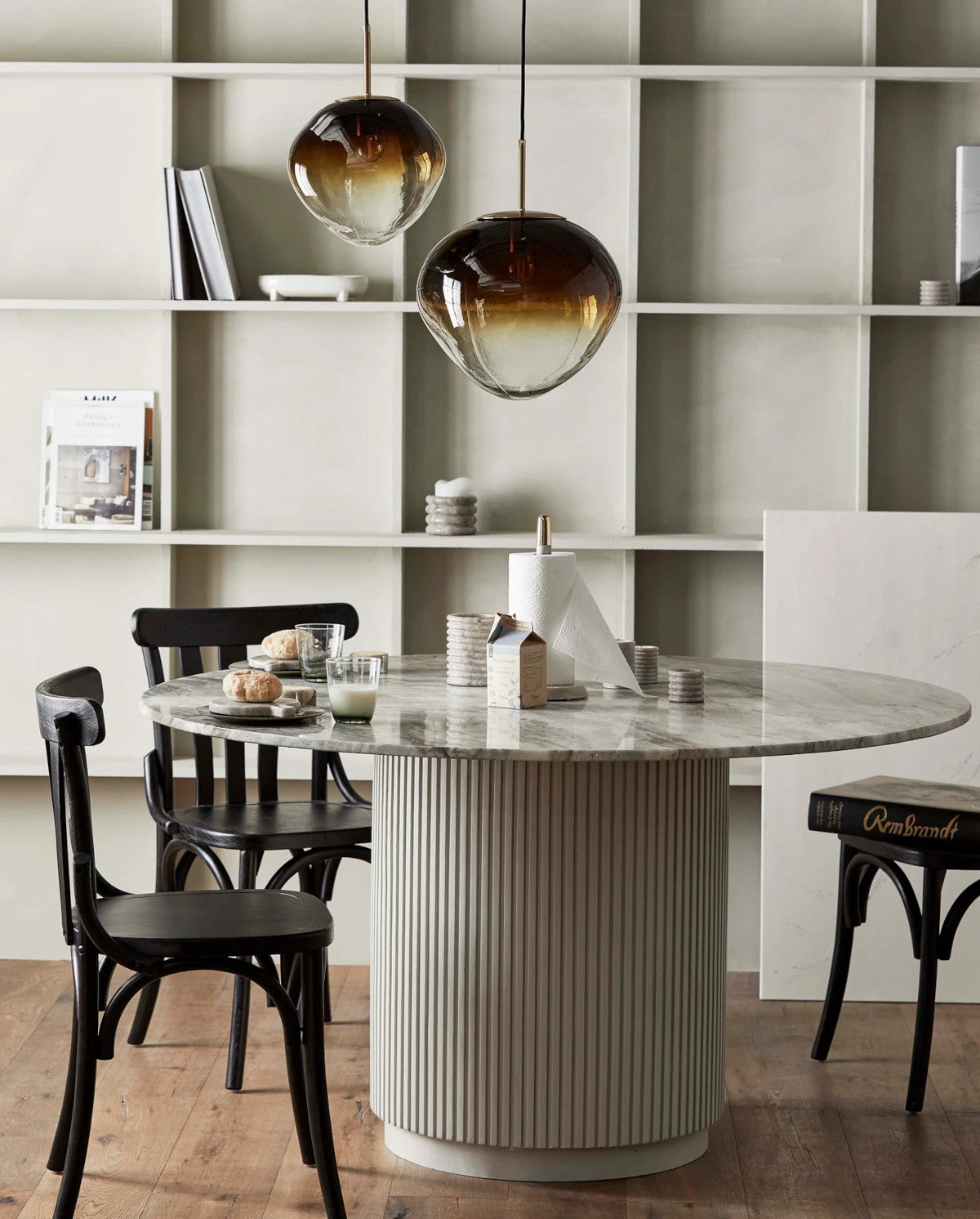 Esstisch Marmor weiß - modernes Wohndesign