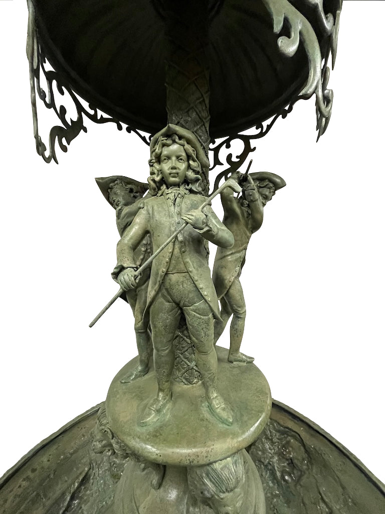 Garten Brunnen mit Skulpturen H 280 cm