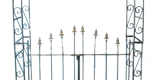 Garten Rankhilfe - Romantischer Rosenbogen mit Tor