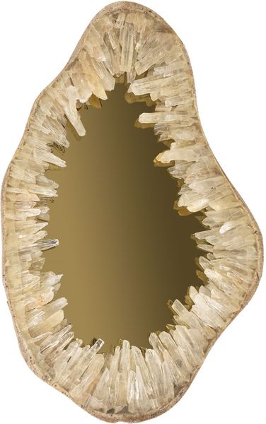 Natürlicher Quarzspiegel 81cm