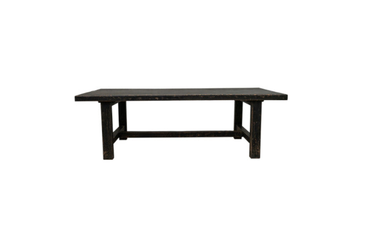 Esstisch antik schwarz B 244 cm Landhausstil - vintage-shop-24