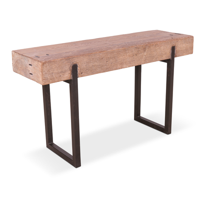 Konsolentisch industrial Holz-Metall B 130 cm