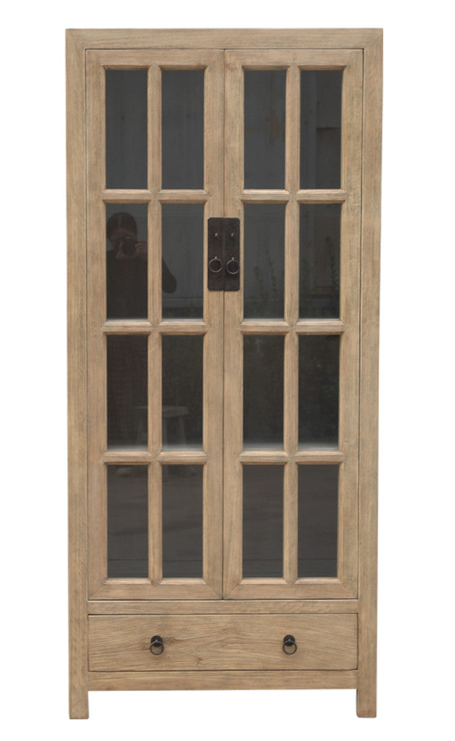 Natur Altholz Vitrine Landhausstil, altes Unikat