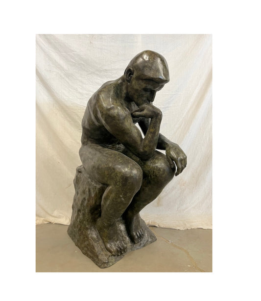 Bronze Skulptur "der Denker" - vintage-shop-24