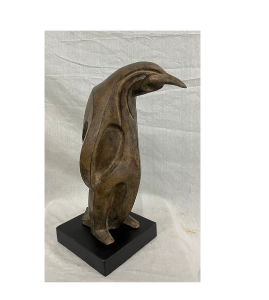 Bronze Skulptur "bronzener Pinguin" Art Deco - vintage-shop-24
