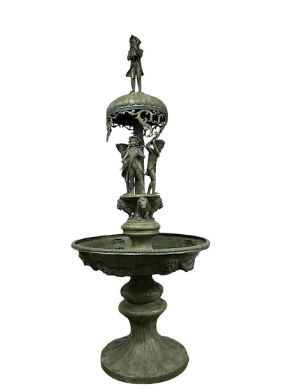 Garten Brunnen mit Skulpturen H 280 cm