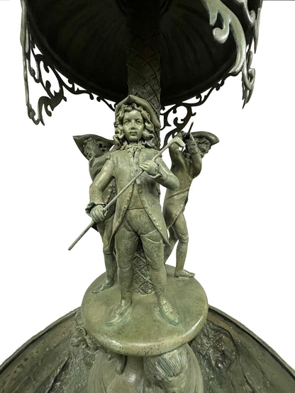Garten Brunnen mit Skulpturen H 280 cm
