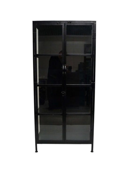Industrial Metall Vitrine JILLA H 176 cm - vintage-shop-24